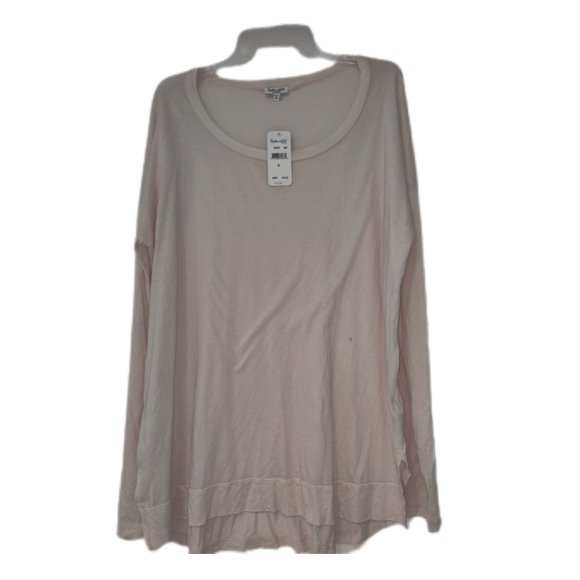 Splendid Tops - NWT Splendid Women's Long Sleeve Tee Light Pink X-Large Cotton Blend  $80 K167